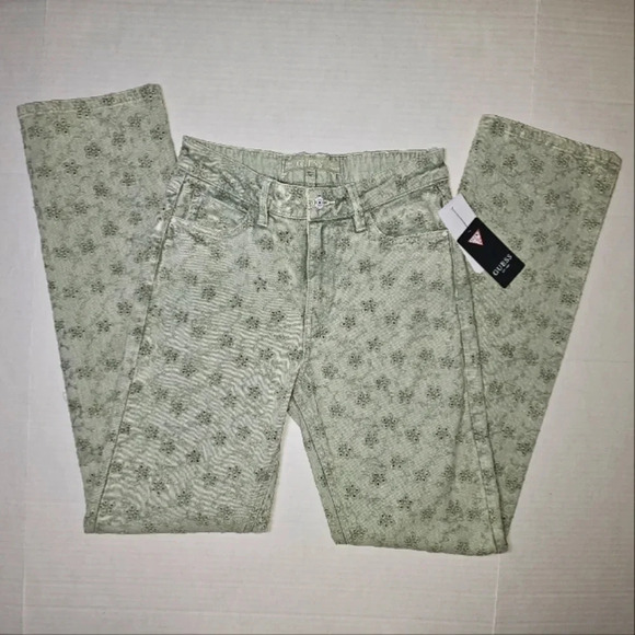 GUESS 1981 Floridada Eyelet Straight Leg Jeans - Picture 2 of 8